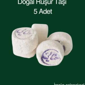 Ruşur Taşı 5'li | Doğal Cilt Arındırıcı İran Hamam Taşı – Peeling Etkili