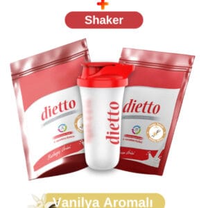 30 Günlük Vanilya Aromalı Set - L Carnitine Katkılı - SHAKER