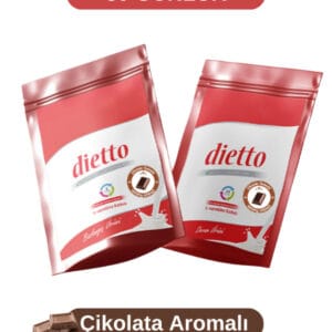 30 Günlük Çikolata Aromalı Dietto Doypack Set - SHAKER