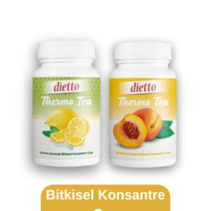 Bitkisel Konsantre Çay Limon ve Şeftali Aromalı